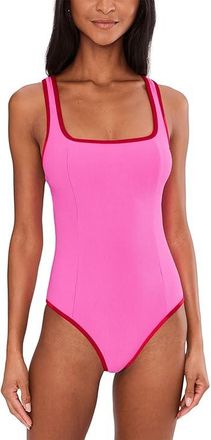 Beach Riot Cala One Piece Womens Swimsuits One Piece Electric Pink : MD, Polyester/Spandex
