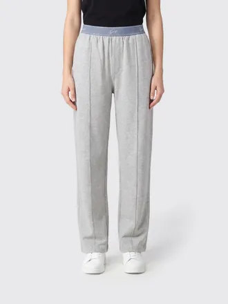 Kenzo Pantaloni jogging a vita alta in jersey di cotone con gamba dritta