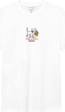 Dedicated T-Shirt Stockholm Pizza Love T-Shirt für Herren | weiß