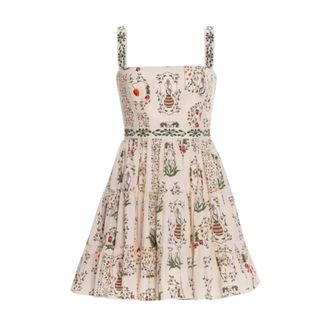 Agua Bendita Dames, Jurken, Groen, Maat: XS Katoen