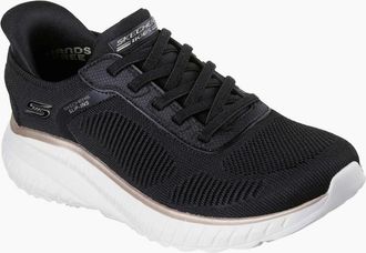 Skechers Womens BOBS Sport Squad Chaos Current Muse Womens Trainers - Black - Size: 8