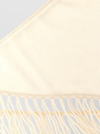 P.A.R.O.S.H. cashmere fringed triangular scarf