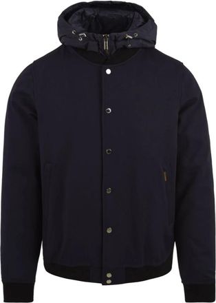 Moorer Callum-Tz Jas - Heren - Gewatteerde jassen - Blauw - M - Jassen