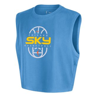 Nike (WMNS) Nike Chicago Sky WNBA Authentic Cropped T-Shirt Coast IQ8206-462