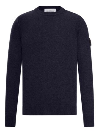 Stone Island Navy Blue Regular Sweater