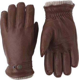 Hestra Noorse Elandleren Winterhandschoen - Heren - Handschoenen - Bruin - 9 IN - Leer - Accessoires