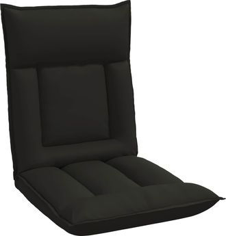 vidaXL Sill&oacute;n Ajustable Negro Cuero Sint&eacute;tico Vidaxl