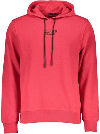 Cavalli Rosso Cotton Mens Mens Sweatshirt