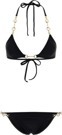Gucci Black Solid Swimwear