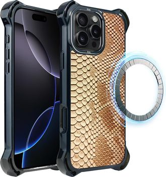 OEM Funda Ibizu Dropguard Ultra Para Iphone 16 Pro Max Con Magsafe, Dise&ntilde;o Call Of The Wild Y Snake