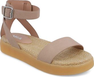 Mia Ellen Platform Sandal in Blush at Nordstrom, Size 8.5
