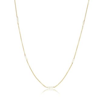 Lily & Roo Gold Mini Pearl Necklace
