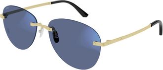 Cartier Ct0254s-001gold-gold-transparent