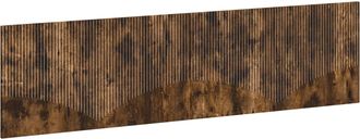vidaXL Cabecero Montada En La Pared Hoorn Roble Ahumado Vidaxl