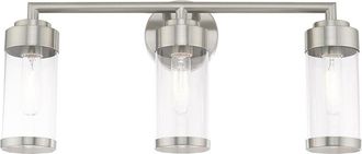Livex Lighting Livex Hillcrest 3 Lt Brushed Nickel Bath Vanity