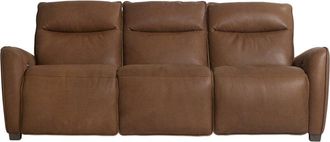 Bernhardt Sorrento Leather Power Motion Sofa