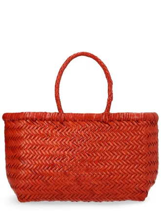 Dragon Diffusion Womens Handbag Triple Jump Orange Leather Handbags Hand Bags