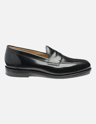 Loake Mens Loake Imperial Polished Penny Loafer Black - Size: 11