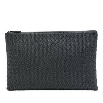 Bottega Veneta Pre-owned Bottega Veneta Nappa Intrecciato Clutch Unisex A1QT1HOVCPKCIRGI