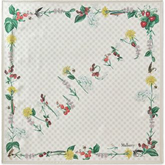 Mulberry Square Scarf - Riverside Floral in Eggshell at Nordstrom