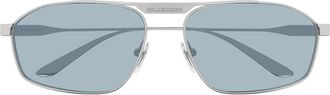 Balenciaga Sunglasses Bb0416 S 005 Ruthenium/Blue Men