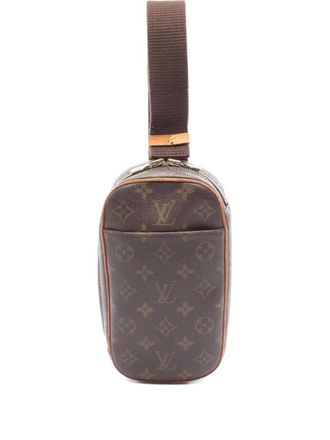 Louis Vuitton 2001 Ganju monogram cross body bag - unisex - PVC/Leather - One Size - Brown
