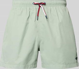 Mc Neal Badehose mit elastischem Bund und Tunnelzug in Metallic Gruen, Gr&ouml;&szlig;e XXL