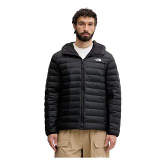 The North Face Klassieke Donsjas met Capuchon - Heren - Ski Jassen - Zwart - XL - Fitness
