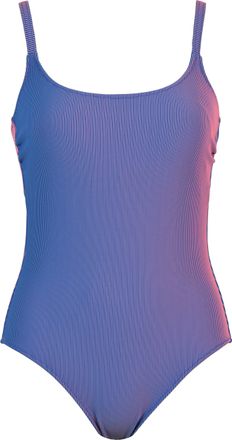 Naturana Badeanzug NATURANA City Vibes, Damen, Gr. 36, N-Gr, blau (blau pink), Obermaterial: 60% Polyamid, 26% Elasthan, 14% Polyester, l&auml;ngsgestreift, Badeanz