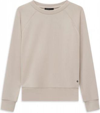 Bugatti Wide sportief sweatshirt - Dames - Sweatshirts - Beige - XL - Hoodies & sweatvesten
