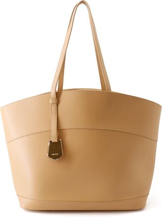Ferragamo Light Camel Leather Tote Bag (Pre-Owned)