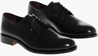 Corneliani Brushed Leather Derby Shoes size 44,5