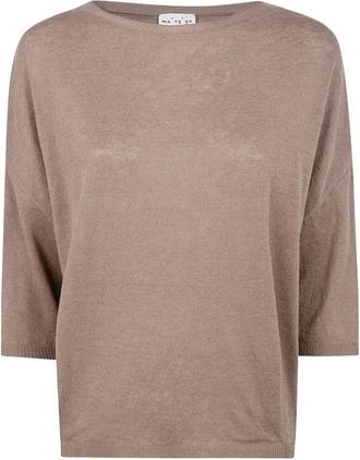 Maryya Linen & Cotton Oversized T-Shirt