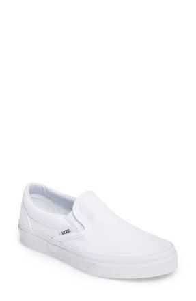 Vans Classic Slip-On in True White at Nordstrom, Size 11.5 Womens
