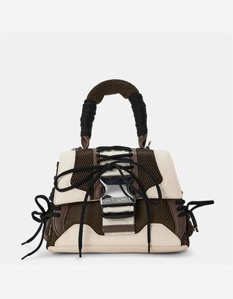 Steve Madden Womens Bdiego Box Bag with Silver Tone Hardware - Brn Multi - Size: ONE size