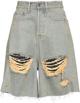 VETEMENTS BOTTOMWEAR - Denim shorts on YOOX.COM