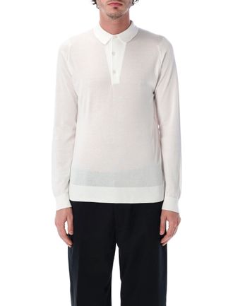 John Smedley T-Shirts und Polos Wei&szlig;