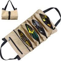 OEM Bolsa Enrollable Para Herramientas, Bolsa Para Llaves Inglesas, Bolsa Enrollable Multifuncional Con 5 Bolsillos Con Cremallera - Crezuo