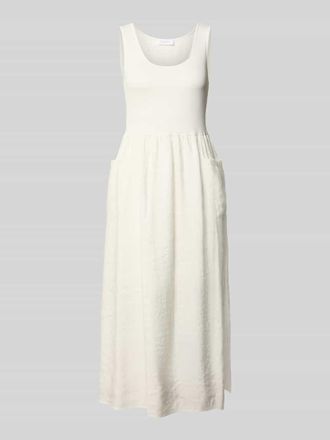 Rich & Royal Midikleid mit aufgesetzten Taschen in Ecru, Gr&ouml;&szlig;e XL