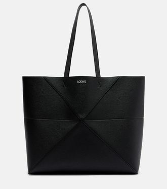 Loewe Puzzle Fold Large leather tote bag