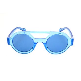 adidas Unisex Blue Round Sunglasses AOG001-CK4150