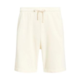 Polo Ralph Lauren Fleece Bermuda Shorts - Heren - Korte Broeken - Beige - L - Katoen - Korte Broeken