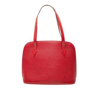 Louis Vuitton Pre-owned Shoulder Bags, female, Red, Size: ONE SIZE Pre-owned Lussac Shoulder Bag
