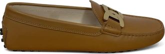Tod's Gommini chain-accent loafers - Brown