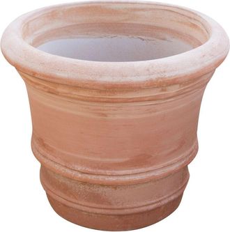 Biscottini International Biscottini - Terracotta pot for plants Made in Italy Outdoor and indoor pot Garden vase Balcony planter Decorative vase Large flower pots