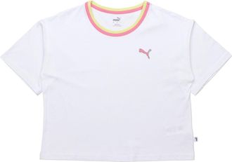 Puma (WMNS) PUMA Celebration Style Round-neck White 586043-02