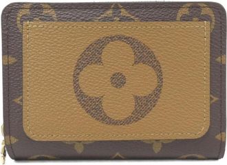 Louis Vuitton Brown Coated Canvas Coin Purse/Coin Case (Pre-Owned)