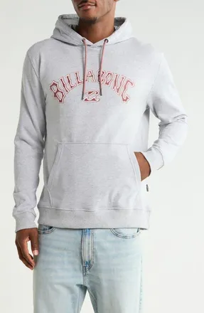 Billabong Punk Graphic Hoodie in Heather Grey at Nordstrom Rack, Size X-Large
