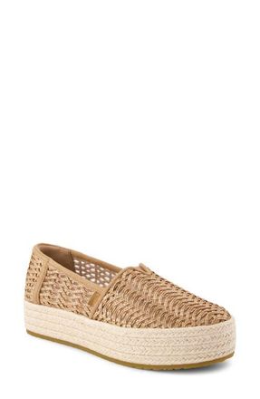 Toms Valencia Platform Espadrille in Rust/Copper at Nordstrom, Size 9.5