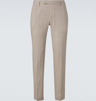 Sunspel Linen straight pants